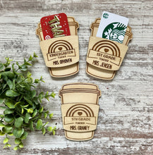 Load image into Gallery viewer, Teacher Themed Magnet Gift Card Holder