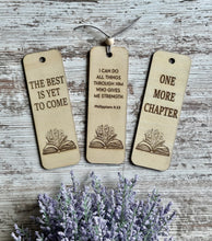 Load image into Gallery viewer, Wooden Laser Engraved Bookmarks