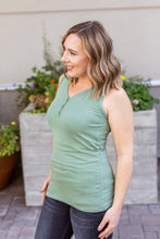 Load image into Gallery viewer, Sage Henley Tank