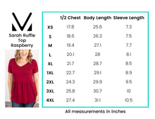 Load image into Gallery viewer, Raspberry Peplum Top