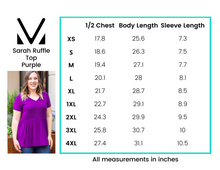 Load image into Gallery viewer, Purple Peplum Top