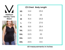 Load image into Gallery viewer, Black Henley Tank