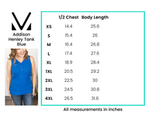 Load image into Gallery viewer, Royal Blue Henley Tank
