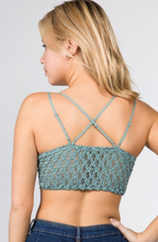 Load image into Gallery viewer, Crochet Lace Bralettes ( Multiple Colors Available)