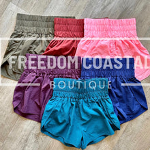 Load image into Gallery viewer, Windbreaker Smocked Waistband Athletic Shorts