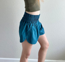 Load image into Gallery viewer, Windbreaker Smocked Waistband Athletic Shorts