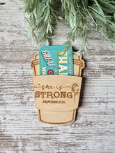 Load image into Gallery viewer, Bible Verse Coffee Gift Card Holders