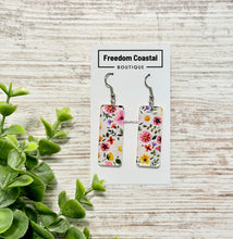 Load image into Gallery viewer, Spring Floral Acrylic Earrings