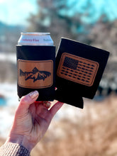 Load image into Gallery viewer, Leather Patch Can Koozie
