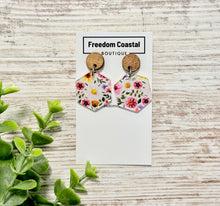 Load image into Gallery viewer, Spring Floral Acrylic Earrings
