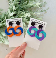Load image into Gallery viewer, Team / School Spirit Swirl Earrings