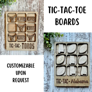 Tic Tac Toe Boards