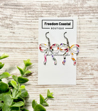 Load image into Gallery viewer, Spring Floral Acrylic Earrings