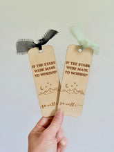 Load image into Gallery viewer, Engraved Wooden Bookmarks