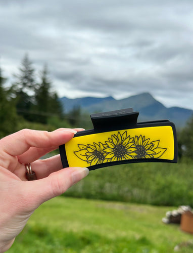 Sunflower Claw Clip