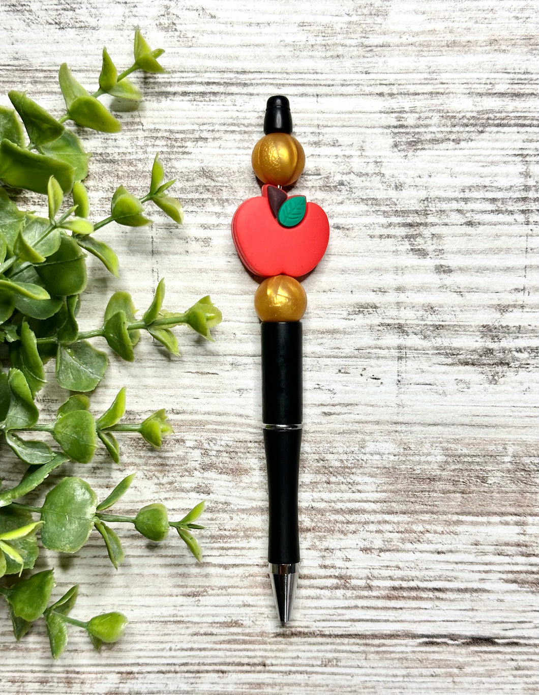 Apple Beaded Pen