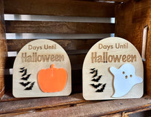 Load image into Gallery viewer, Countdown Until Halloween Sign