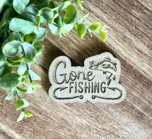 Gone Fishing Magnet