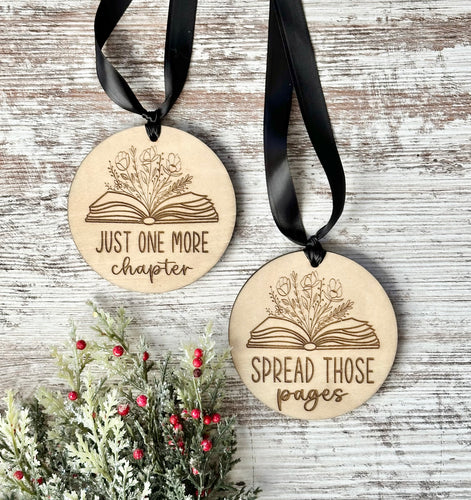 Book Theme Ornaments