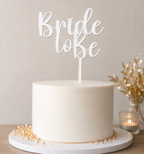 Load image into Gallery viewer, Bride to Be Cake Topper