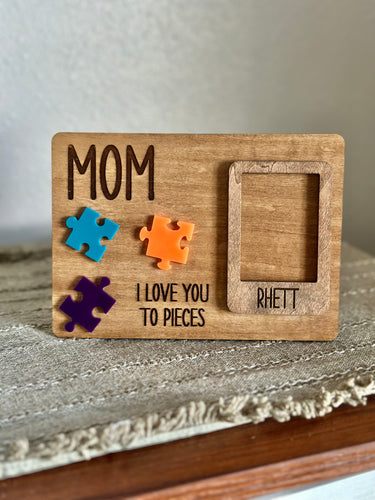 Love You To Pieces Photo Frame