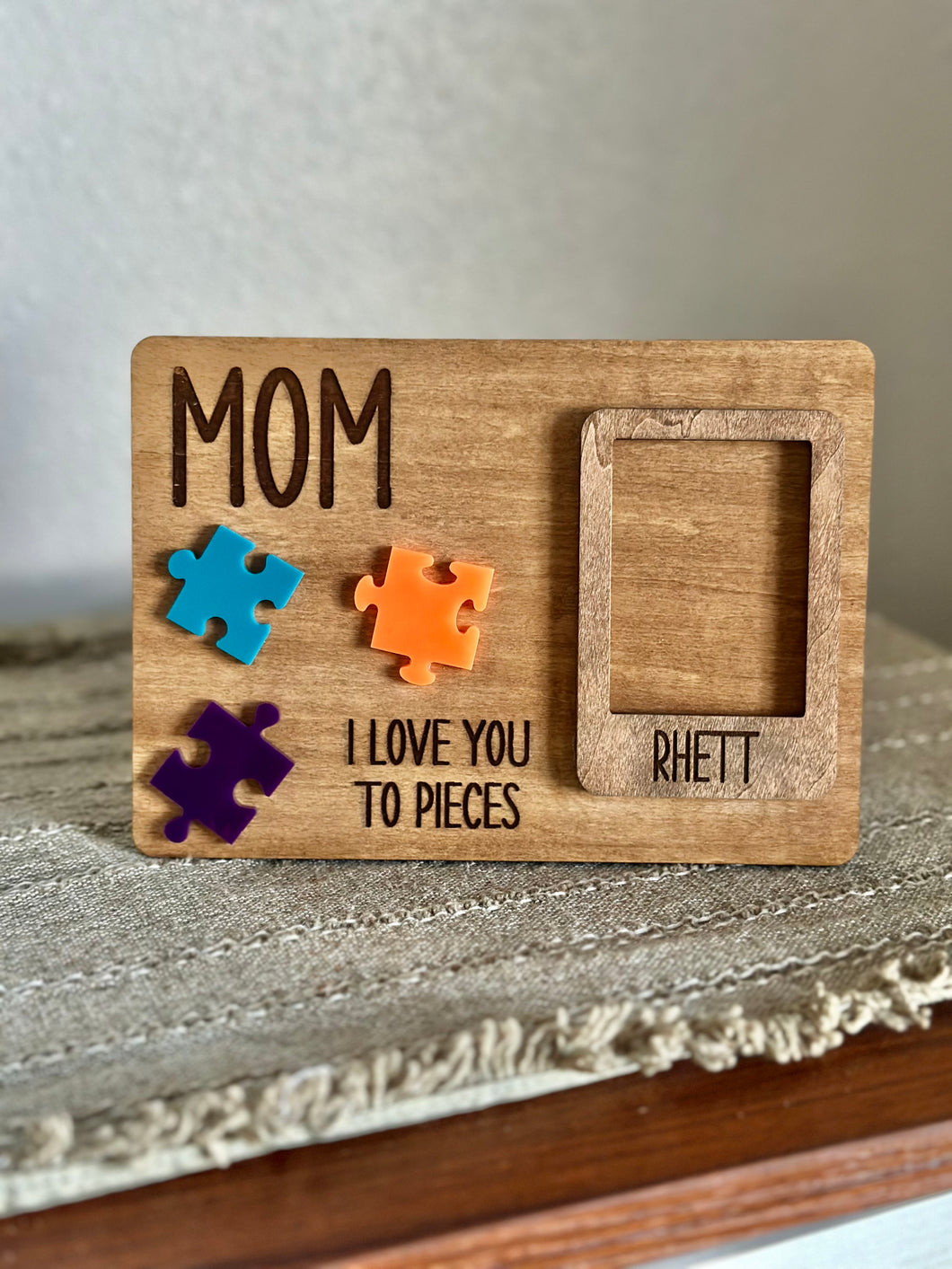 Love You To Pieces Photo Frame