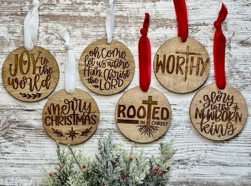 Simple Faith Ornaments