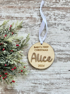 Baby’s First Christmas Ornament