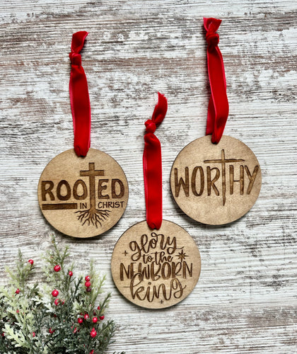 Simple Faith Ornaments