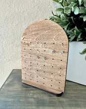 Load image into Gallery viewer, Wooden Earring Stud Holder