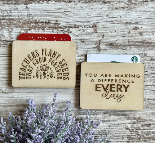 Gift Card Holder with Magnet
