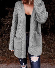 Load image into Gallery viewer, Light Grey Knit Cardigan