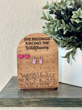 Load image into Gallery viewer, Wooden Earring Stud Holder