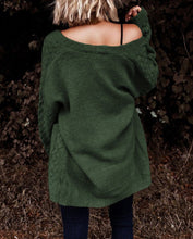 Load image into Gallery viewer, Winter Green Cardigan