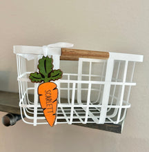 Load image into Gallery viewer, Carrot Easter Basket Name Tags