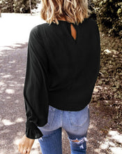 Load image into Gallery viewer, Black Chic Longsleeve Blouse