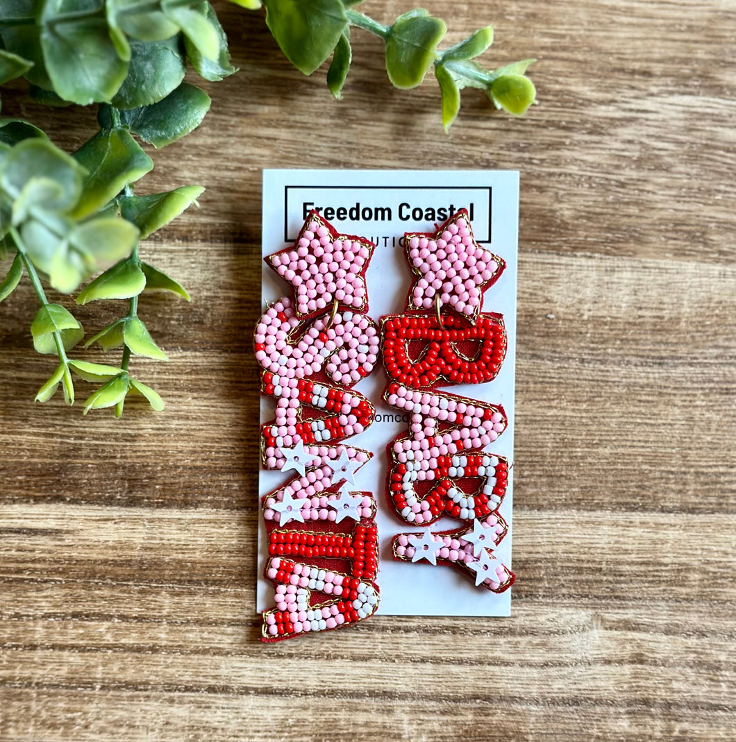 Santa Baby Beaded Earrings