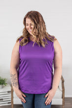 Load image into Gallery viewer, Purple Classic Crew Tank