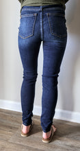 Load image into Gallery viewer, Dark Wash High Waist Skinny Judy Blue Jeans