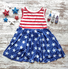 Load image into Gallery viewer, Stars and Stripes Toddler Dress
