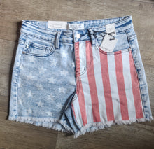 Load image into Gallery viewer, Stars + Stripes Judy Blue Shorts