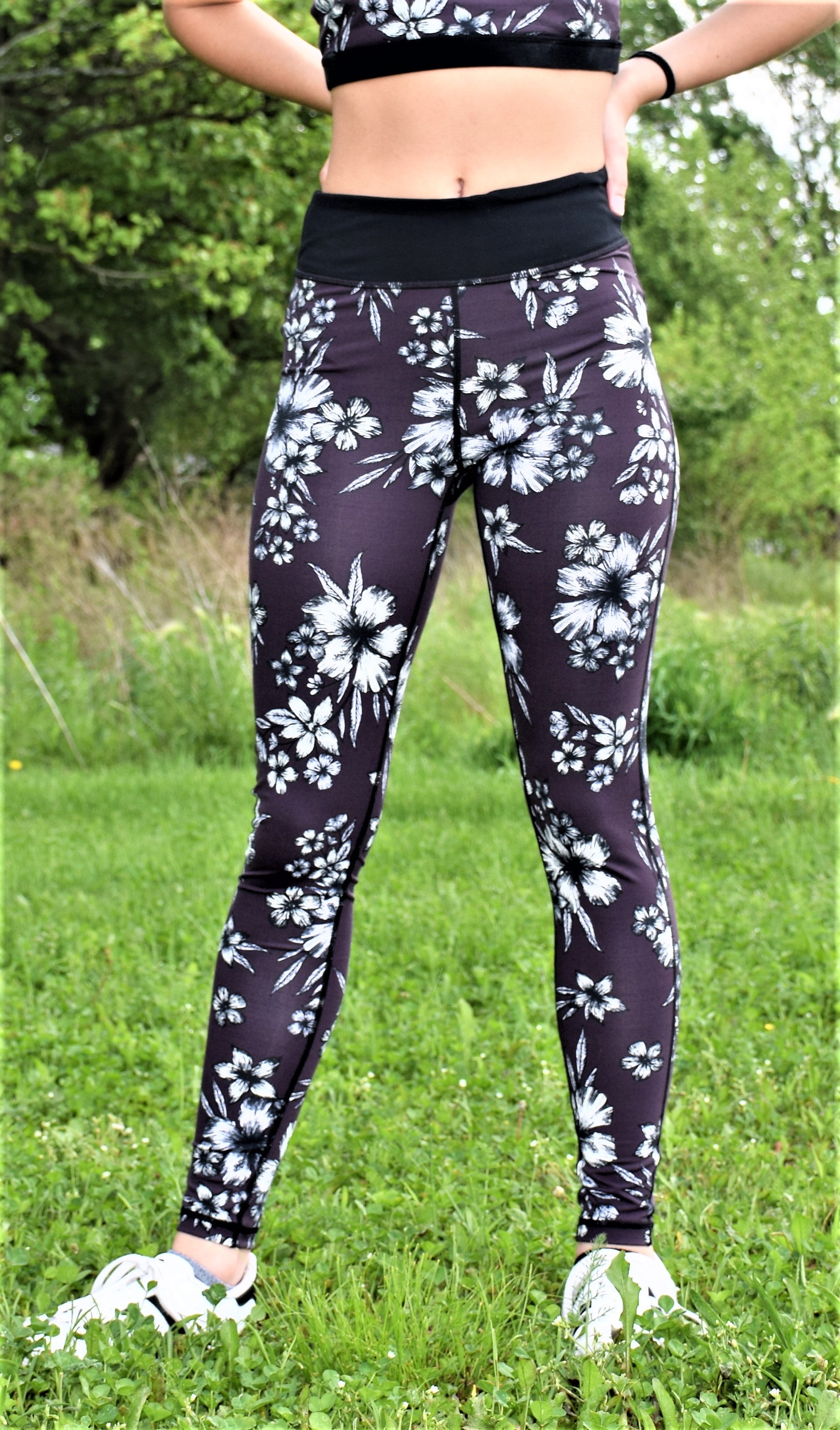 hibiscus leggings
