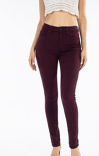 Load image into Gallery viewer, Maroon High Rise KanCan Skinny Jeans