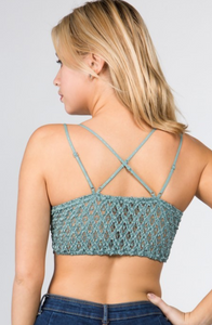 Crochet Lace Bralettes ( Multiple Colors Available)